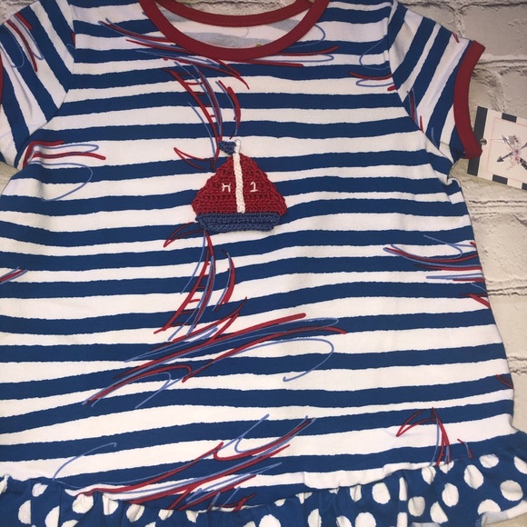 Girls size 2T customized top with shorts set - Picture 2 of 3